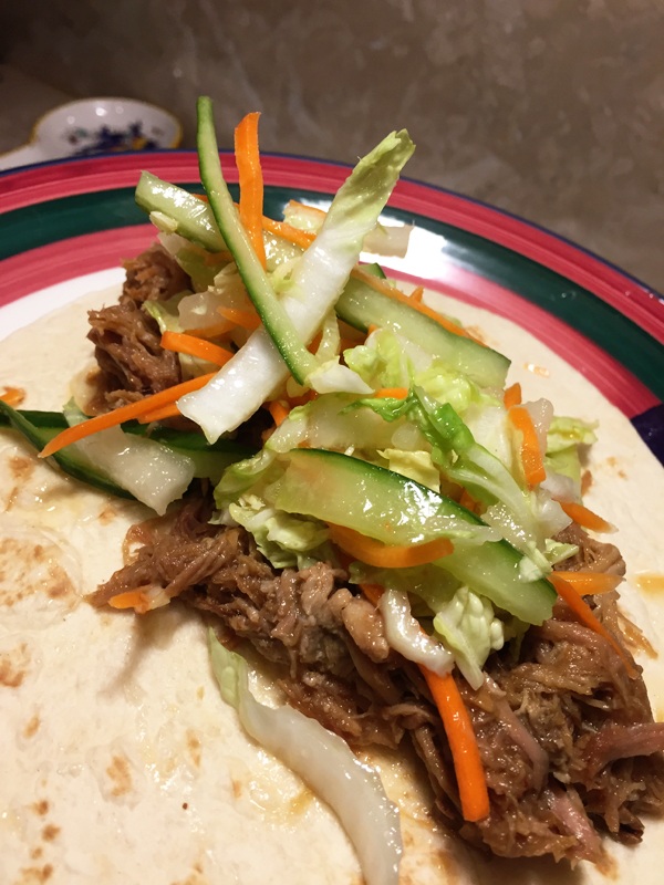 Vaguely Vietnamese Pork Taco with Slaw