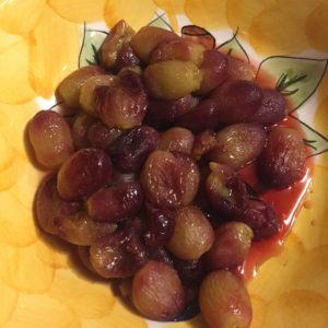 roasted grapes