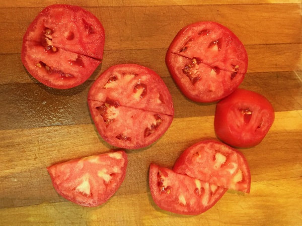 Bell Peppers Stuffed with Cheese & Tomato