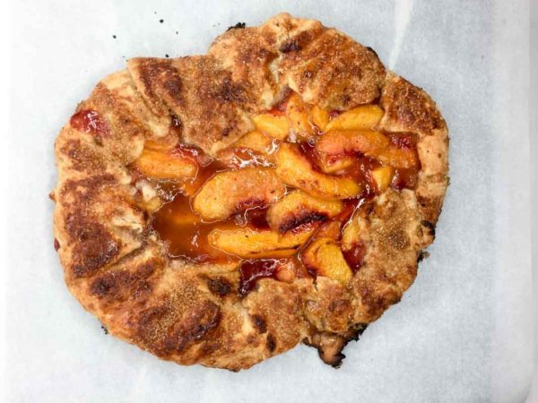 peach galette