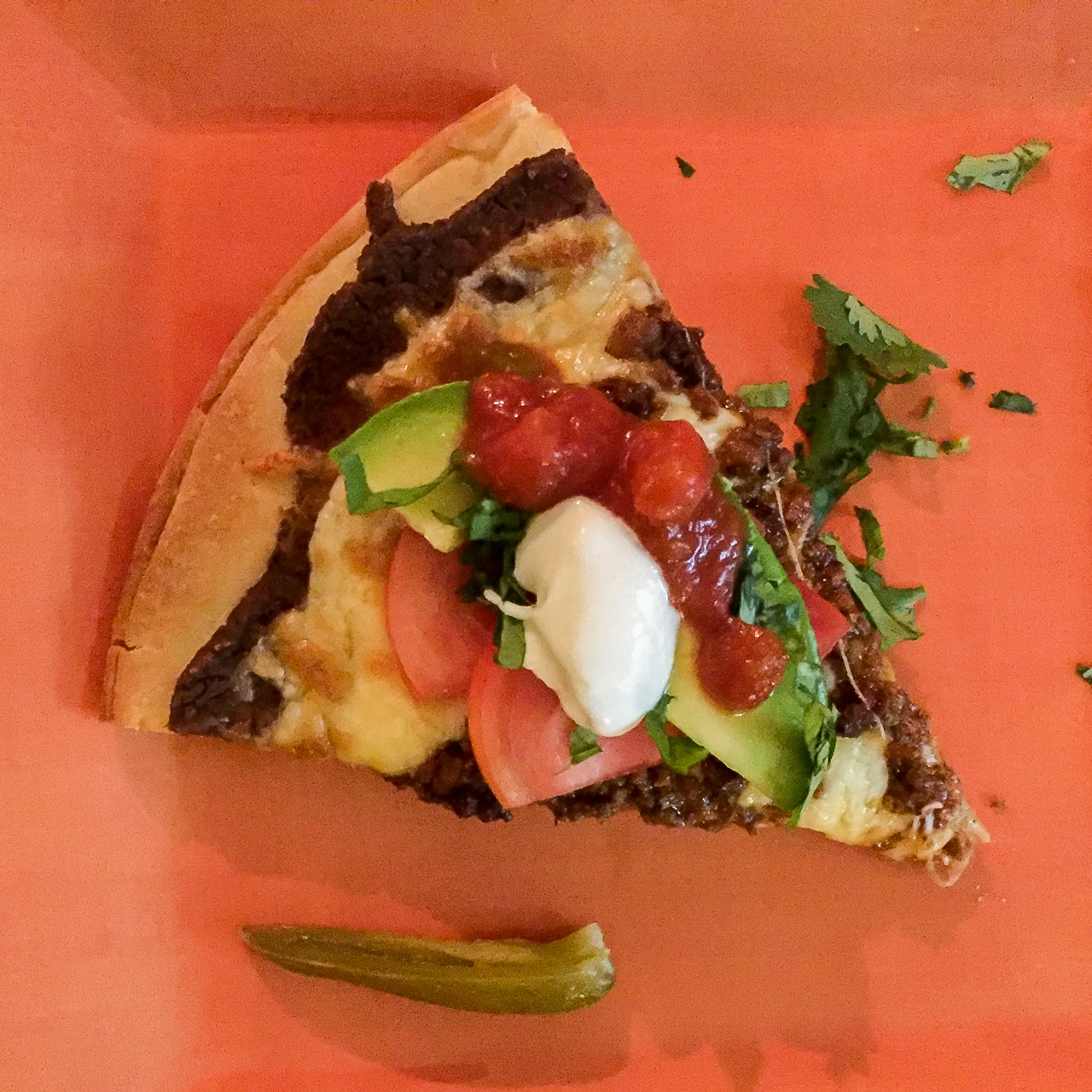 queso fundido pizza