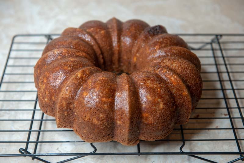 Applesauce Almond Cake