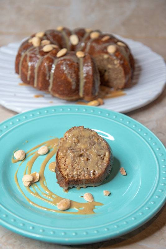 Applesauce Almond Cake